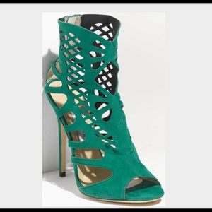 Jimmy Choo Imogen Green Cage Sandal